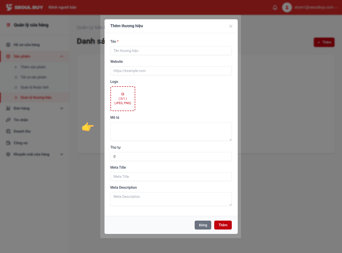 Form thương hiệu