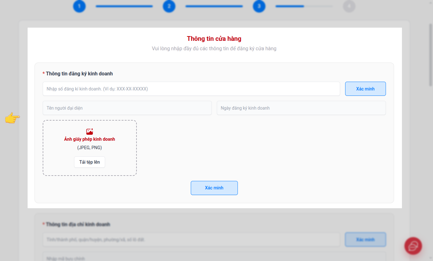 Nhập số đăng ký